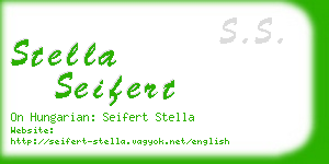 stella seifert business card